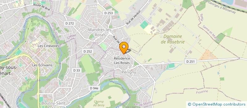 localisation de l'entreprise MONNIER-FRIBOULET à GARCHES