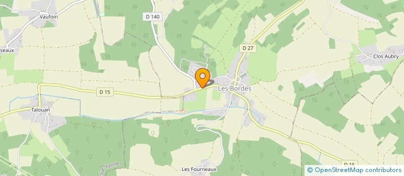 localisation de l'entreprise MONNIER IMMOBILIER  LES BORDES