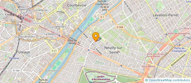localisation de l'entreprise MONNIER  INTERNATIONAL EVENTS à NEUILLY-SUR-SEINE