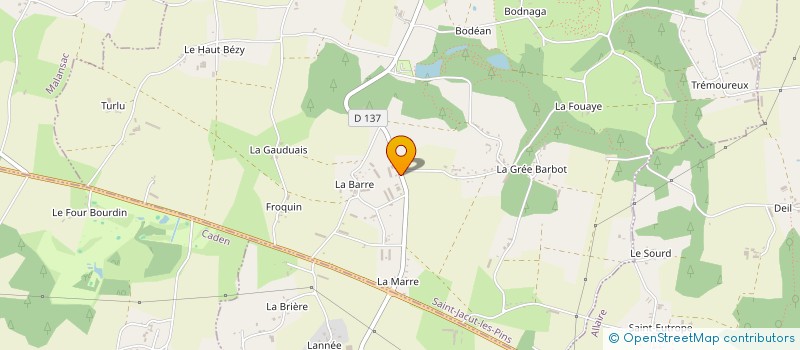 localisation de l'entreprise MONNIER RONAN à SAINT-JACUT-LES-PINS