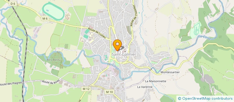 localisation de l'entreprise MONNINI VAUDRY INDIVISION  SAINT-GALMIER