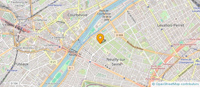 localisation de l'entreprise MONNOT HOLDING à NEUILLY-SUR-SEINE