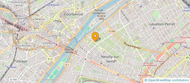 localisation de l'entreprise MONNOT-INVEST à NEUILLY-SUR-SEINE
