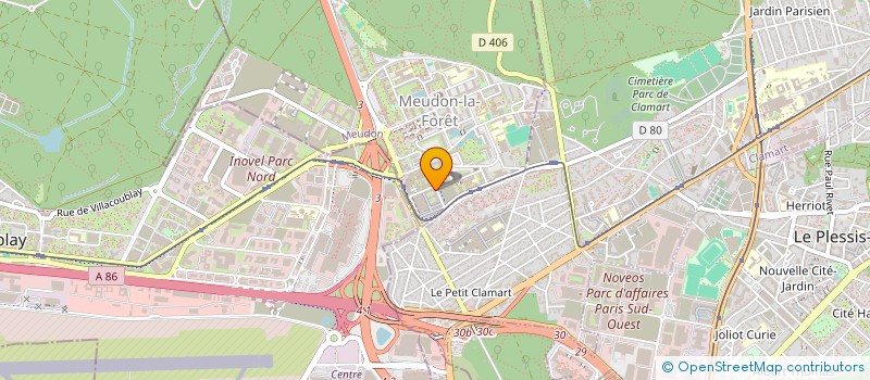 localisation de l'entreprise MONO à MEUDON