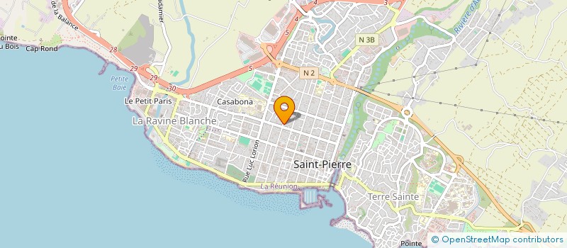localisation de l'entreprise MONO à SAINT-PIERRE