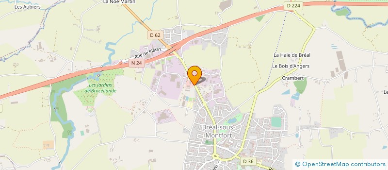 localisation de l'entreprise MONO BLANKO SAS  GRAND-FOUGERAY