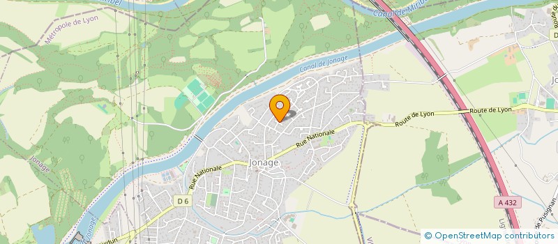 localisation de l'entreprise MONO ELEC à JONAGE