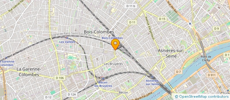 localisation de l'entreprise MONO FIBER  ASNIERES-SUR-SEINE