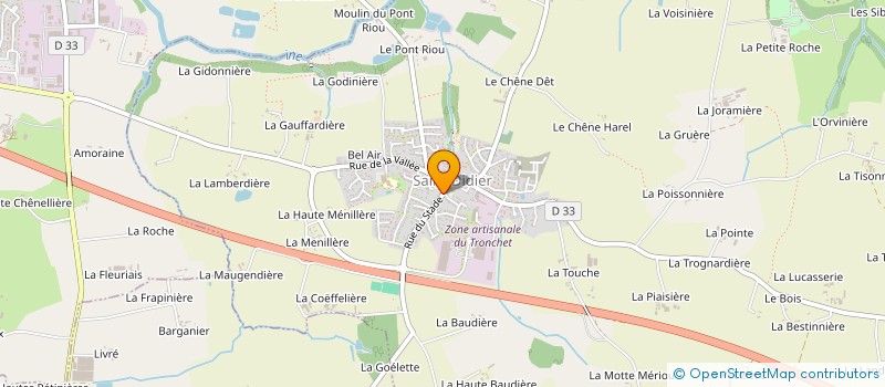 localisation de l'entreprise MONOBE  SAINT-DIDIER