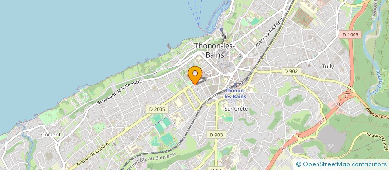 localisation de l'entreprise MONOCEROS SAS à THONON-LES-BAINS