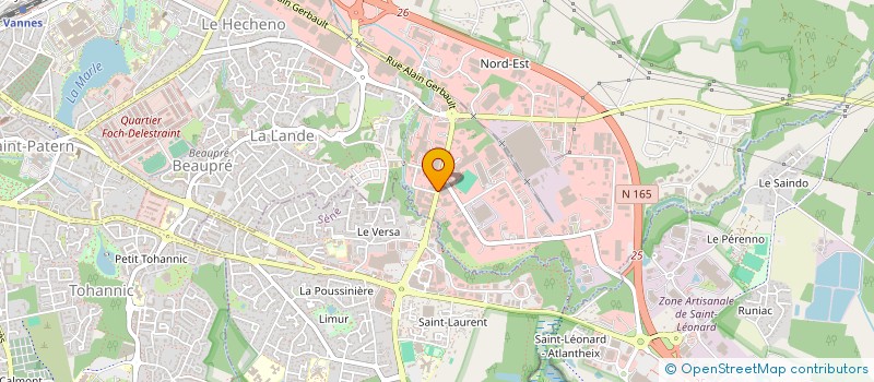 localisation de l'entreprise MONOCHAMO à VANNES