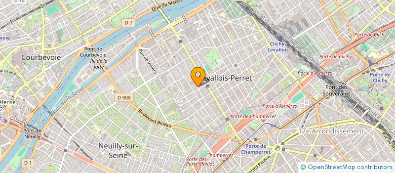 localisation de l'entreprise MONOCLE STUDIO à LEVALLOIS-PERRET