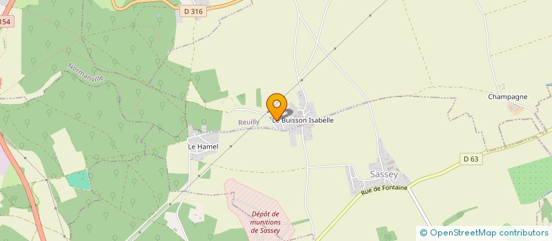 localisation de l'entreprise MONOD à REUILLY