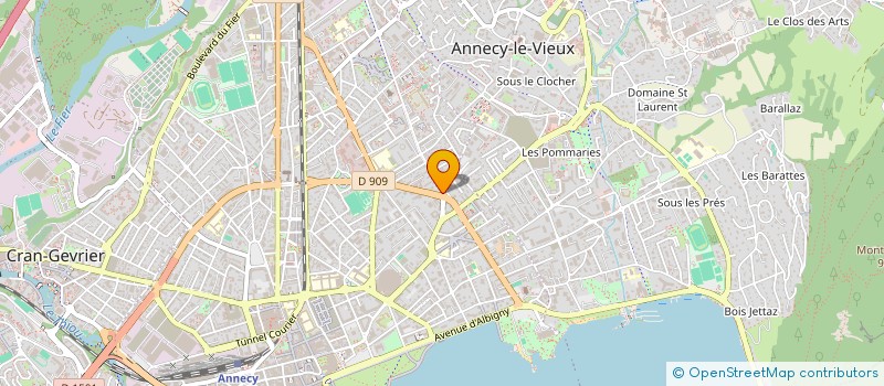 localisation de l'entreprise MONOD IMMO PRO à ANNECY