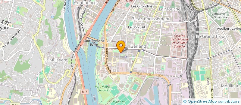 localisation de l'entreprise MONOD TUILIENS à LYON