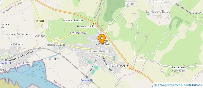 localisation de l'entreprise MONODIS à BARNEVILLE-CARTERET