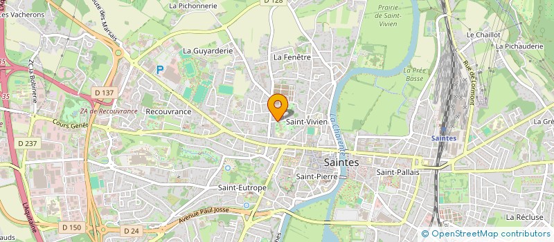 localisation de l'entreprise MONOE  SAINTES