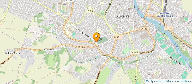 localisation de l'entreprise MONOEIL à AUXERRE