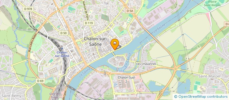 localisation de l'entreprise MONOGRAM à CHALON-SUR-SAONE