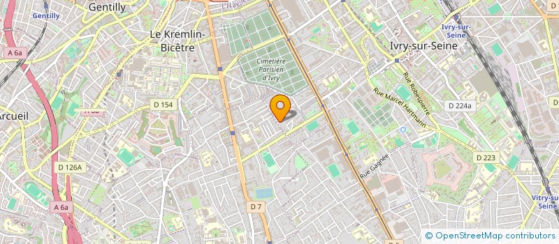localisation de l'entreprise MONOKROM à IVRY-SUR-SEINE