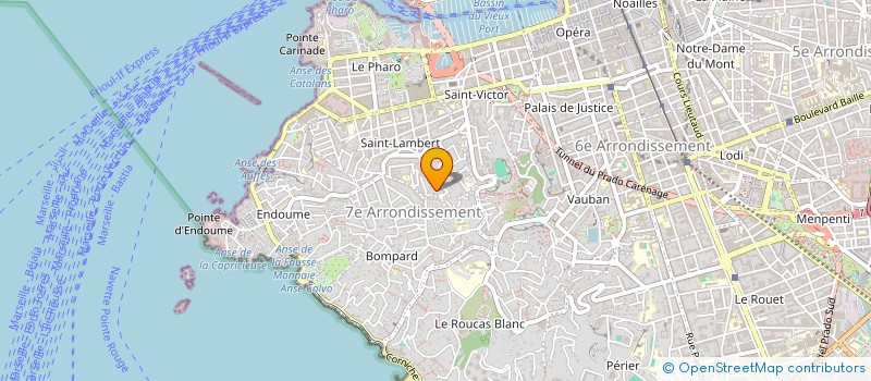 localisation de l'entreprise MONOLIE à MARSEILLE