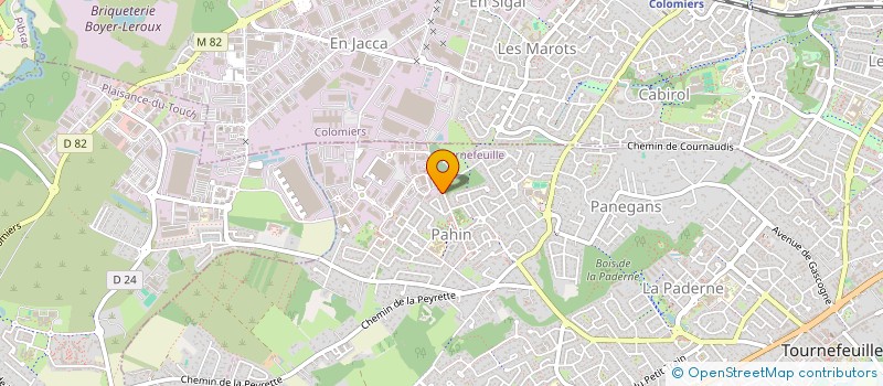 localisation de l'entreprise MONOLITHE ENTREPRISE GENERALE  TOURNEFEUILLE