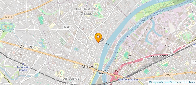 localisation de l'entreprise MONOLITHE PRODUCTION  CHATOU