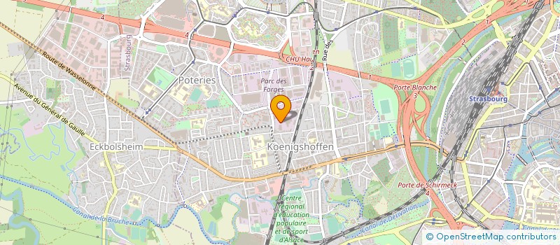 localisation de l'entreprise MONOMATIC SA à STRASBOURG
