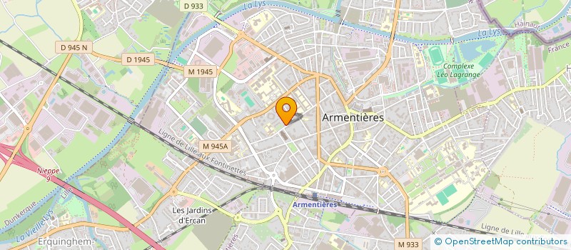 localisation de l'entreprise MONOMOTAPA INTERNATIONAL RECYCLING  ARMENTIERES