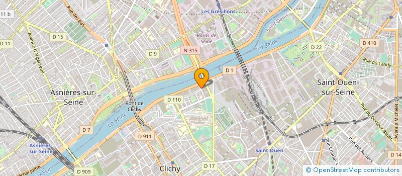 localisation de l'entreprise MONOP'DAILY à CLICHY