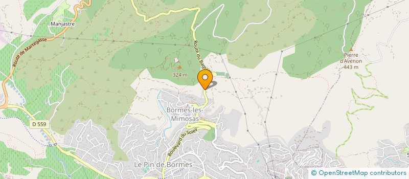 localisation de l'entreprise MONOPAUL CONCEPT RACING  BORMES-LES-MIMOSAS