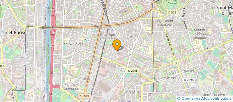 localisation de l'entreprise MONOPE à GRENOBLE