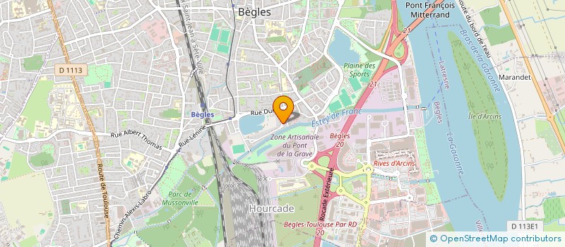 localisation de l'entreprise MONOPO à BEGLES