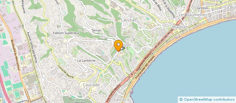 localisation de l'entreprise MONOPOL'INVEST 1983  NICE