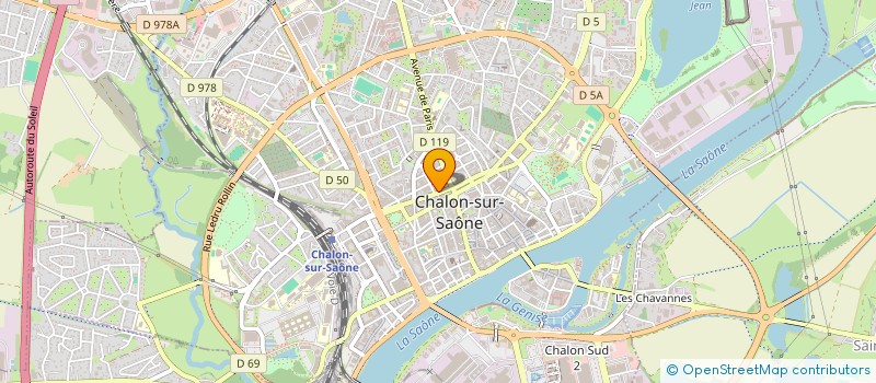 localisation de l'entreprise MONOPOLE.IO  CHALON-SUR-SAONE