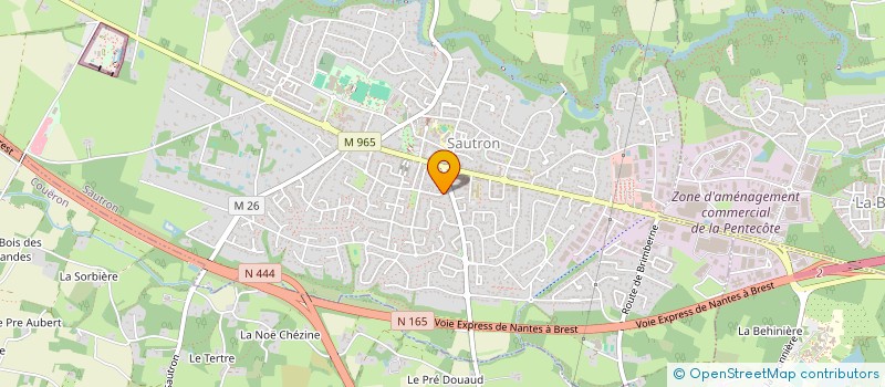 localisation de l'entreprise MONOPOLIZ  SAUTRON