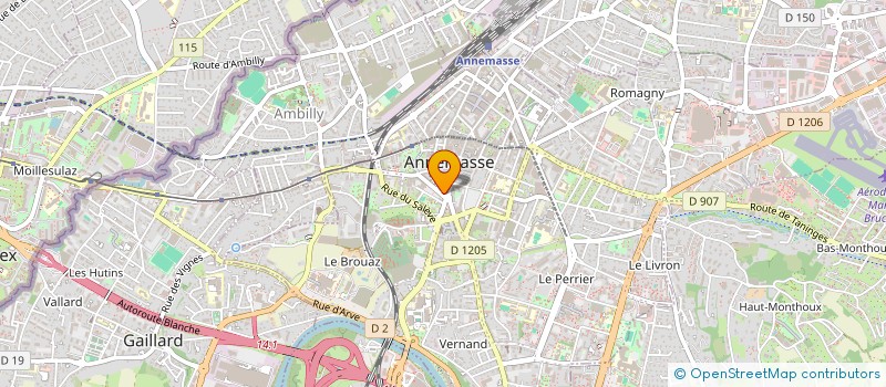 localisation de l'entreprise MONOPOLY II à ANNEMASSE