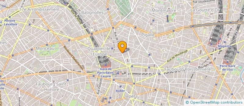 localisation de l'entreprise MONORUN à PARIS