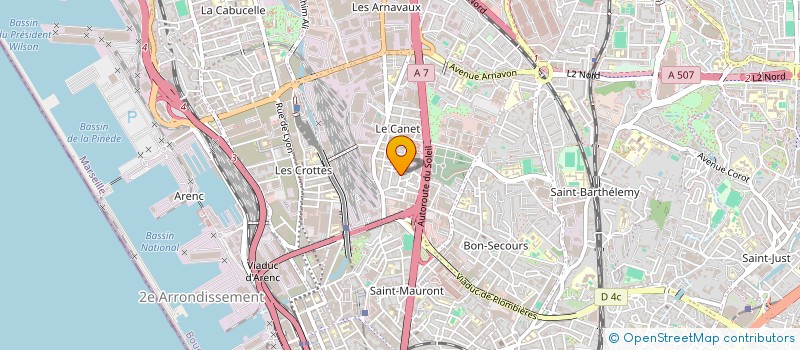 localisation de l'entreprise MONORYA PEINTURE à MARSEILLE