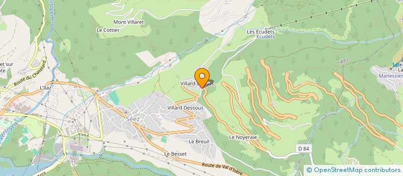 localisation de l'entreprise MONOSTALGIK TEAM  BOURG-SAINT-MAURICE