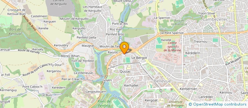 localisation de l'entreprise MONOTREM à BREST