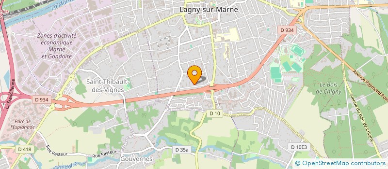 localisation de l'entreprise MONPERMISCPF.COM  CHESSY