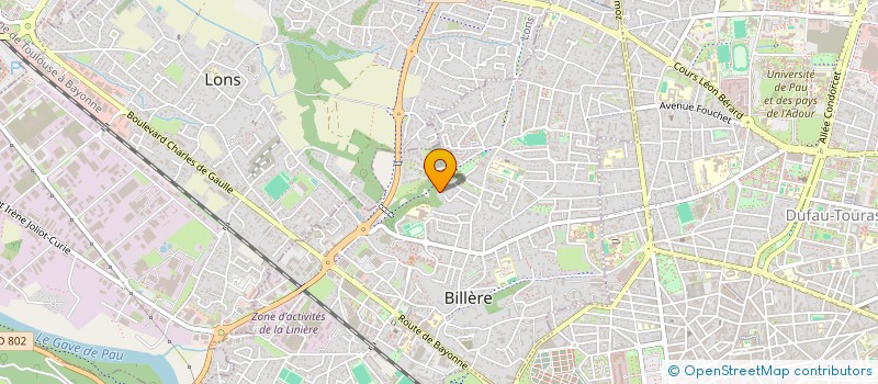 localisation de l'entreprise MONPEZAT MG  BILLERE