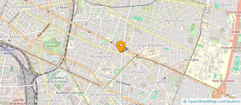 localisation de l'entreprise MONPLAISIR à CHASSIEU