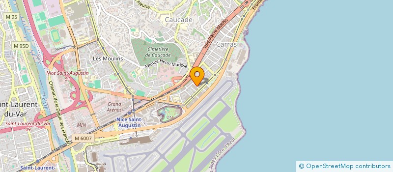 localisation de l'entreprise MONPLAISIR à NICE
