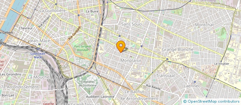 localisation de l'entreprise MONPLAISIR CREATIONS à LYON