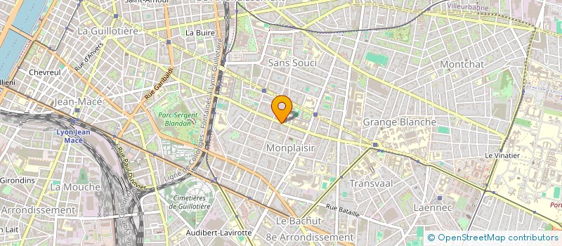 localisation de l'entreprise MONPLAISIR OPTIQUE  LYON