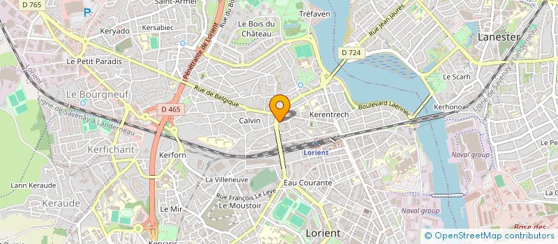 localisation de l'entreprise MONPLOMBIER.BZH  CLEGUER