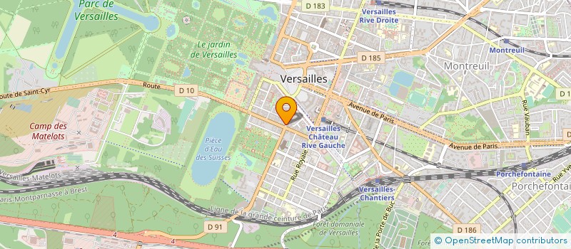 localisation de l'entreprise MONPOIX à VERSAILLES