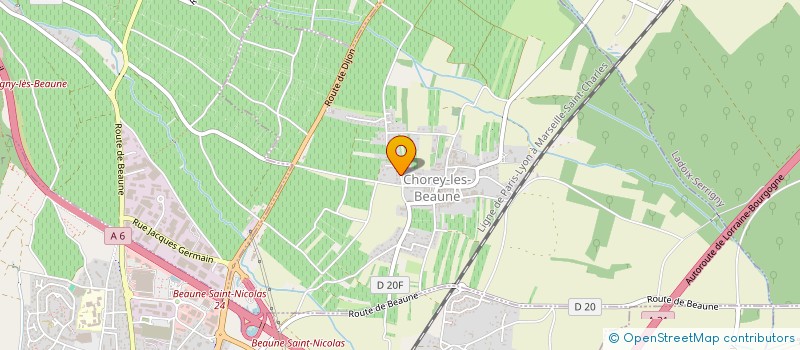 localisation de l'entreprise MONPOST  CHOREY-LES-BEAUNE